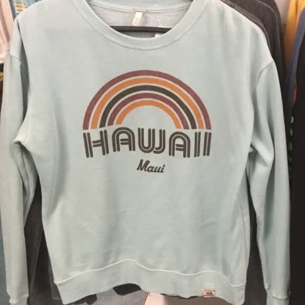 Hawaii Maui Light Blue Crew Neck Sweater NWOT - Picture 5 of 5